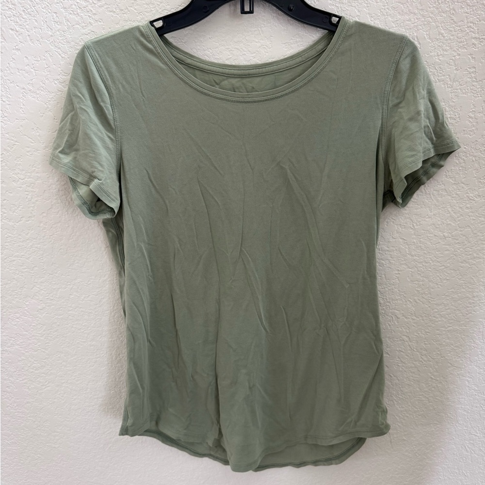 Lululemon Athletica Green Short Sleeve Love Tee